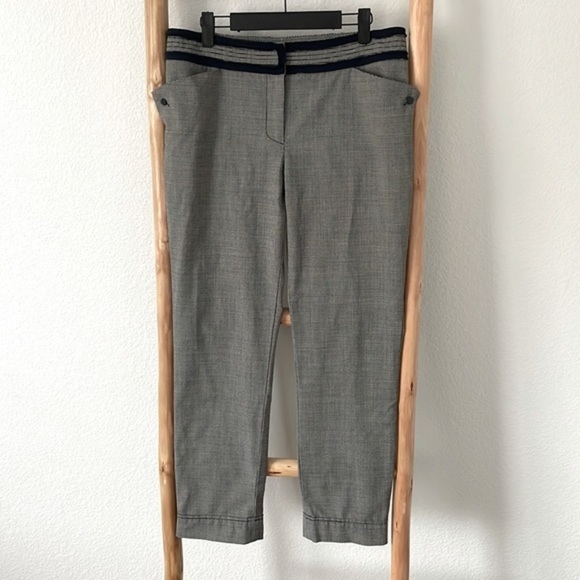 Z Spoke by Zac Posen Grey Button Pocket Business Capri Slacks 0026 - Picture 2 of 9